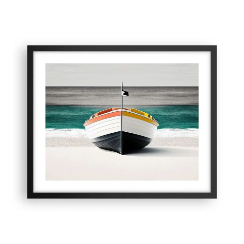 Plakat w czarnej ramie - Na swoim miejscu - 50x40 cm