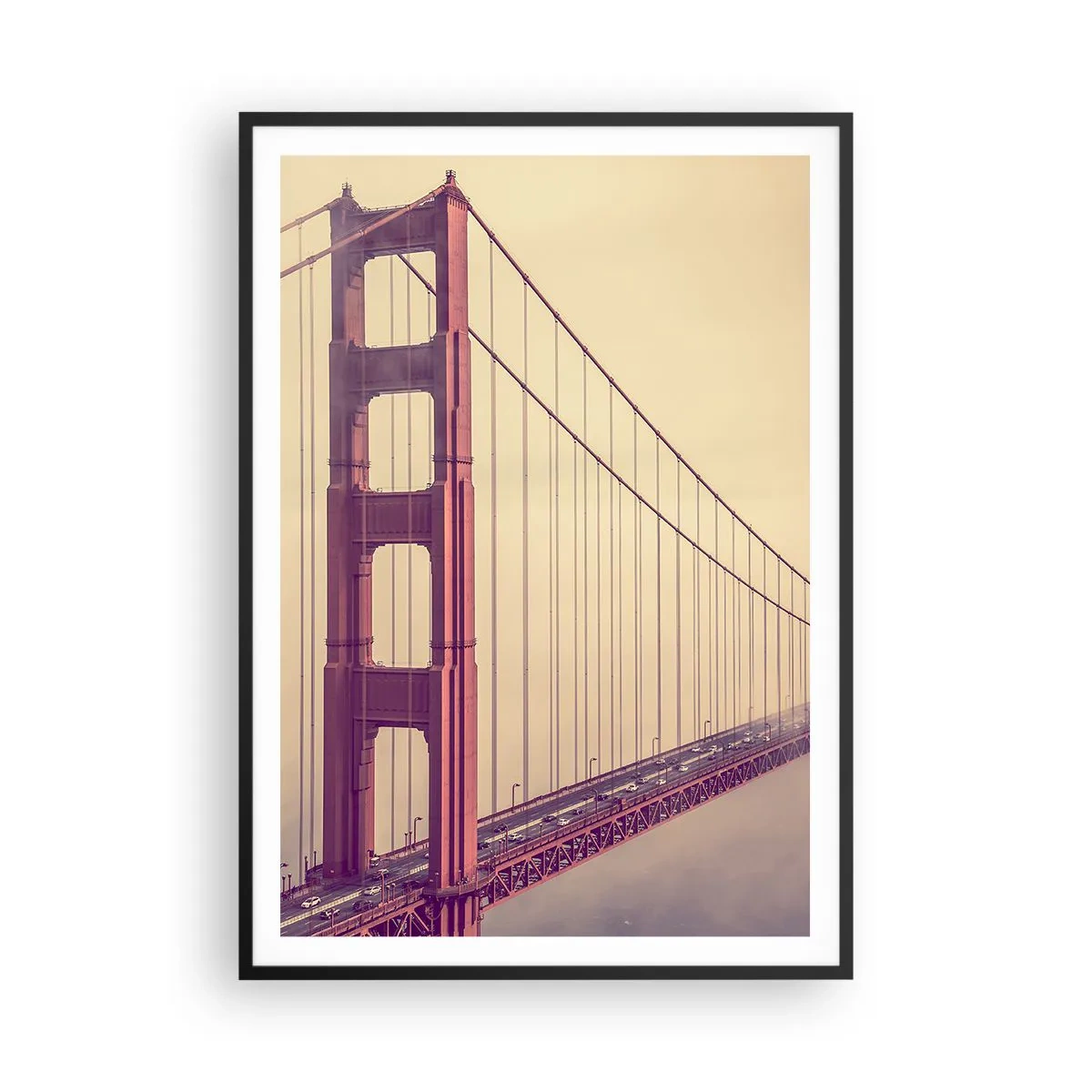 Plakat w czarnej ramie - Między niebem a ziemią - 70x100 cm