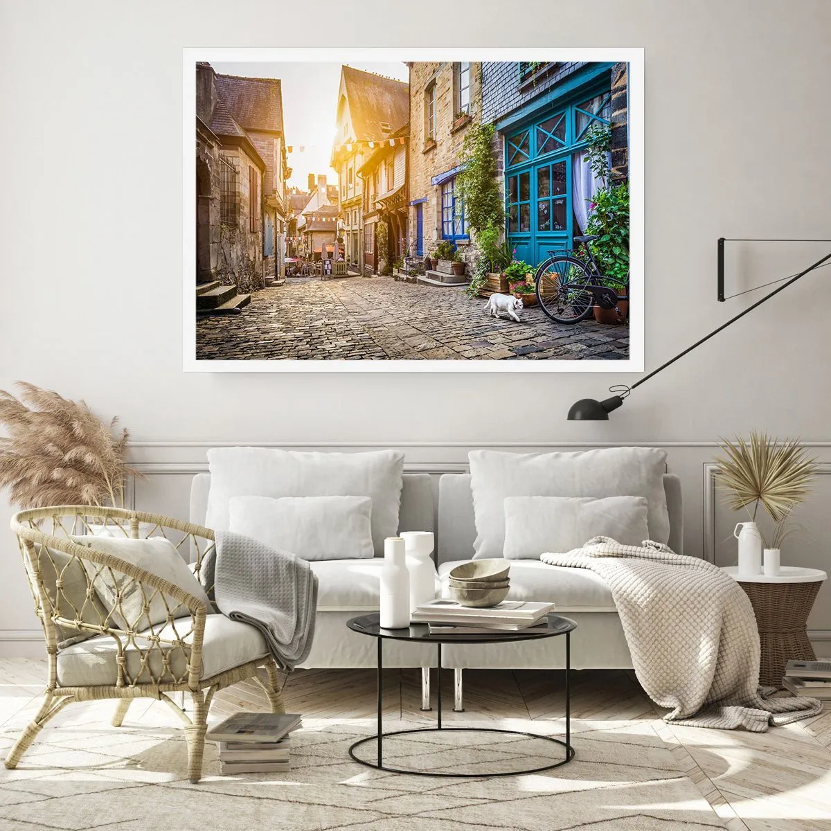 Plakat - Biały duch miasteczka - 40x30 cm