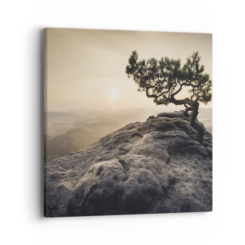 Obraz na płótnie - Życie zawsze zwycięża - 40x40 cm