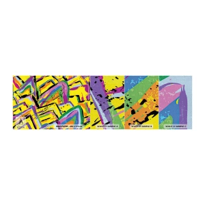 Fototapeta Próbka Premium Canvas - Aż krzyczy z radości - Abstrakcja, Sztuka, Malarstwo - 100x30 cm