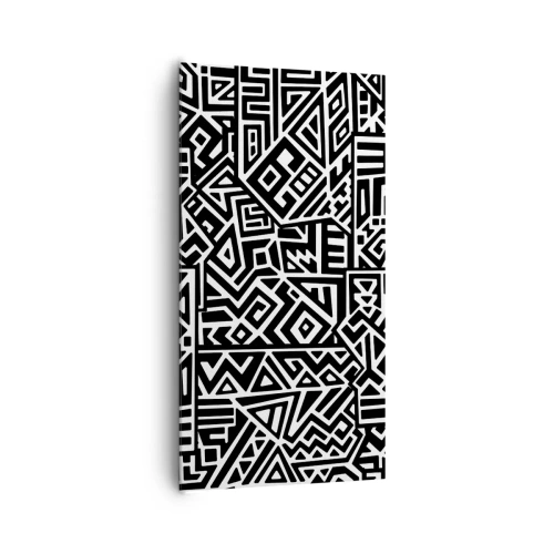 Obraz na płótnie - Kompozycja prekolumbijska - 65x120 cm