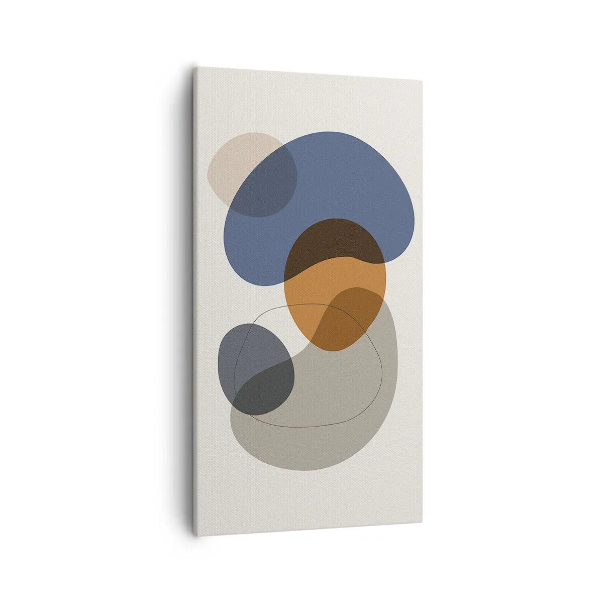 Obraz na płótnie - Krople barw - 55x100 cm