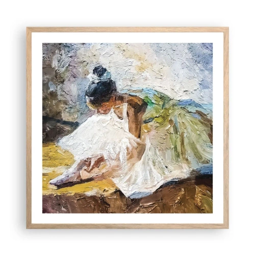 Plakat w ramie jasny dąb - Z obrazu Degasa - 60x60 cm