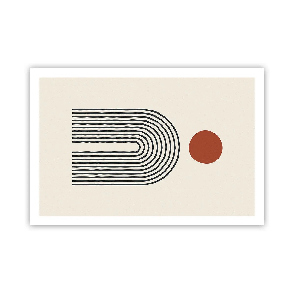 Plakat - Magnetyzm kształtów i barw - 91x61 cm