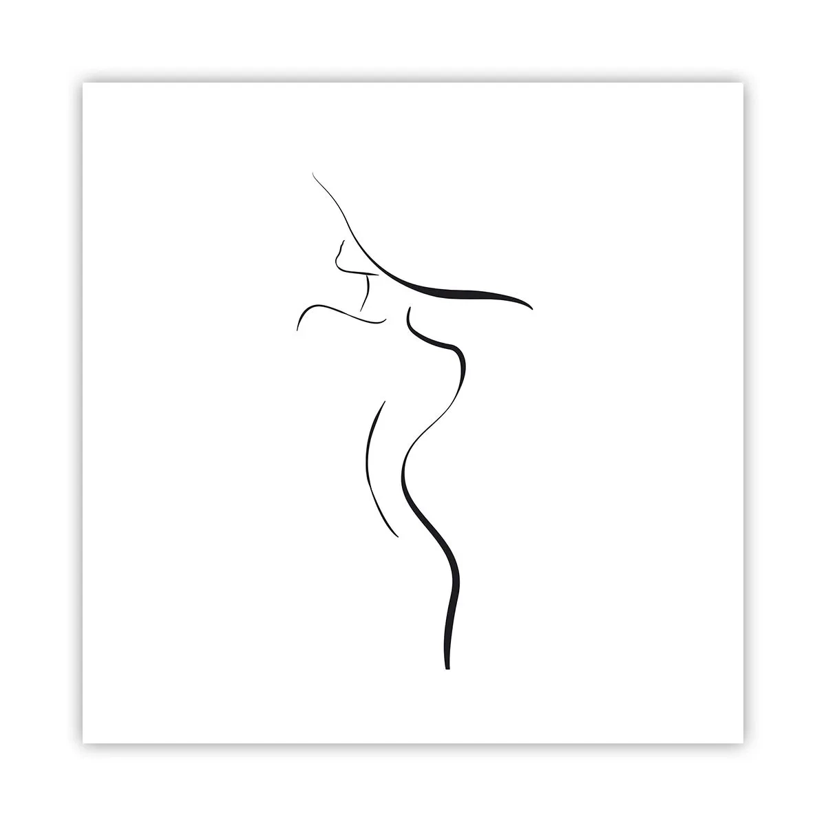 Plakat - Nieuchwytna jak fala - 50x50 cm