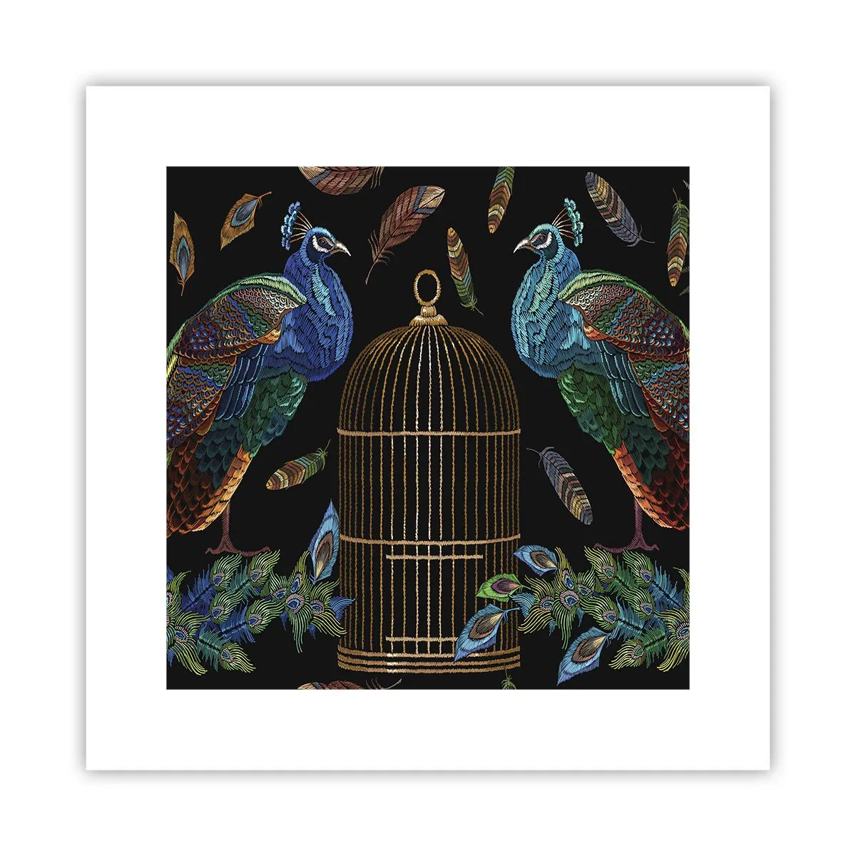 Plakat - W królewskich szatach - 30x30 cm