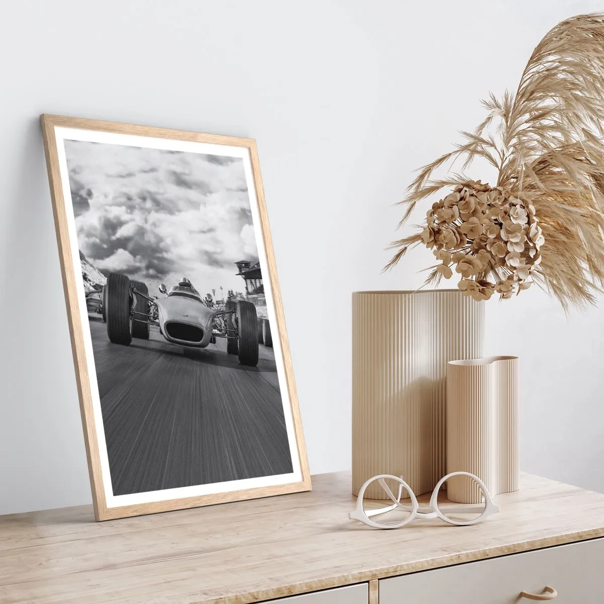 Plakat w ramie jasny dąb - Jest moc! - 50x70 cm