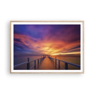 Plakat w ramie jasny dąb - Bez końca - 100x70 cm