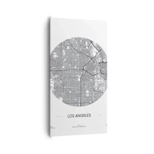 Obraz na płótnie - Anatomia Los Angeles - 65x120 cm