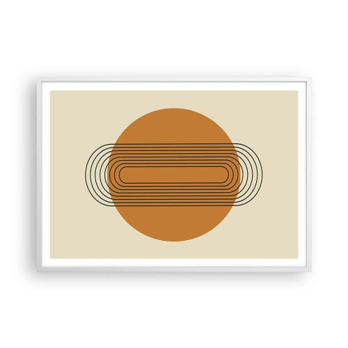 Plakat w białej ramie - Plan doskonały - 100x70 cm
