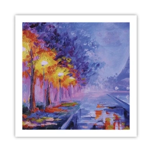 Plakat - Wymarzony spacer - 60x60 cm