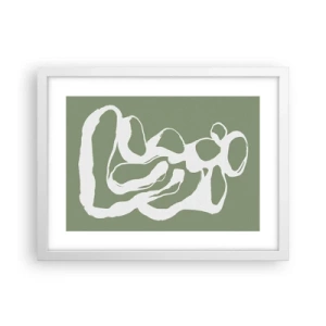 Plakat w białej ramie - Wołanie przestrzeni - 40x30 cm