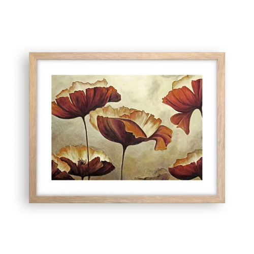 Plakat w ramie jasny dąb - Łąki łan - 40x30 cm