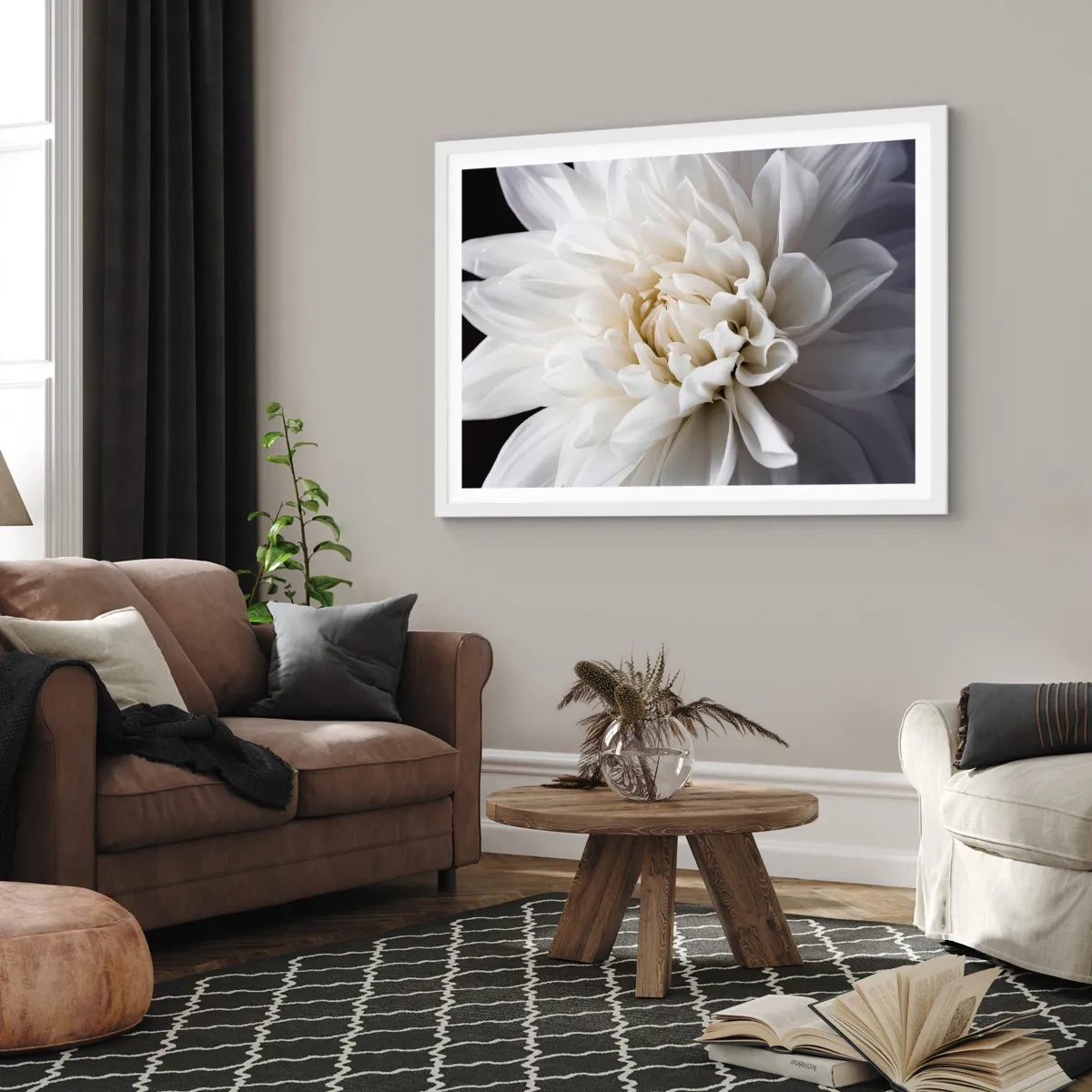 Plakat w białej ramie - Poranek Panny Młodej - 50x40 cm