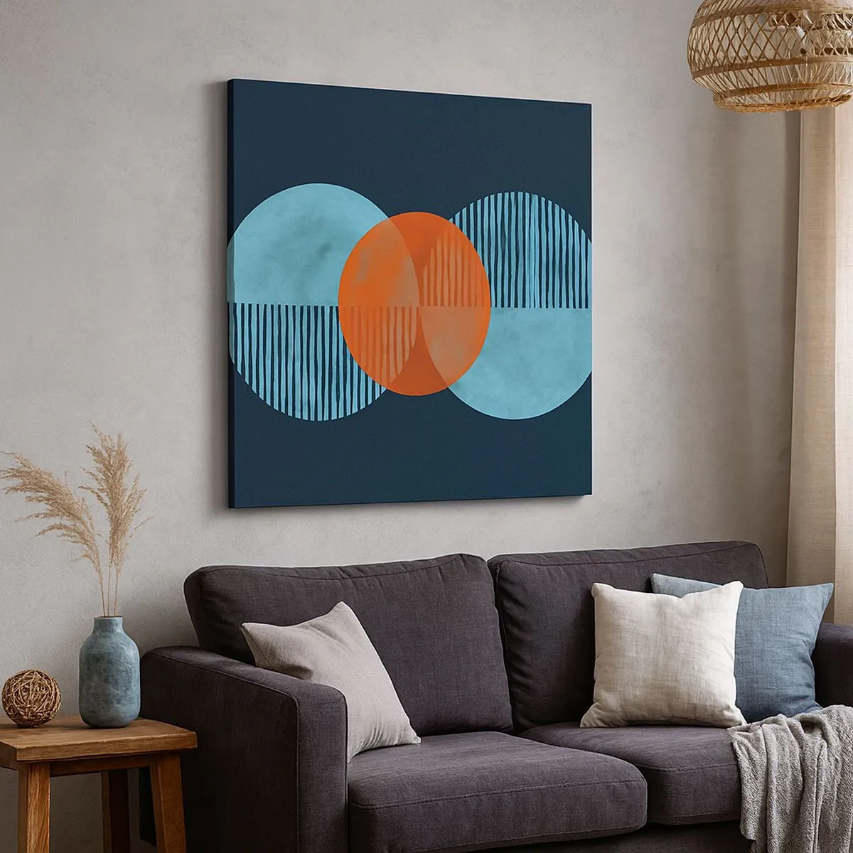 Obraz na płótnie - Kompozycja symetryczna - 30x30 cm