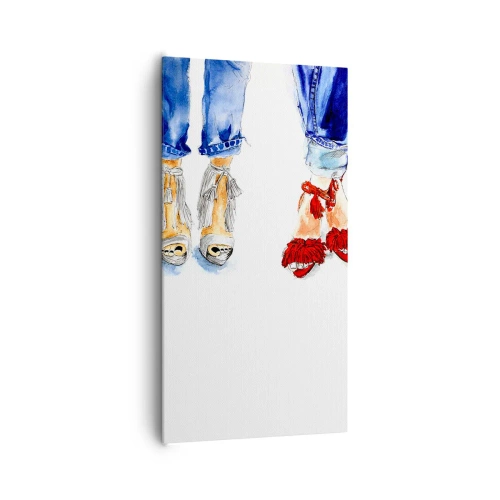 Obraz na płótnie - Może pójdziemy na spacer? - 65x120 cm