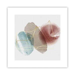 Plakat - Korale przestrzeni - 30x30 cm