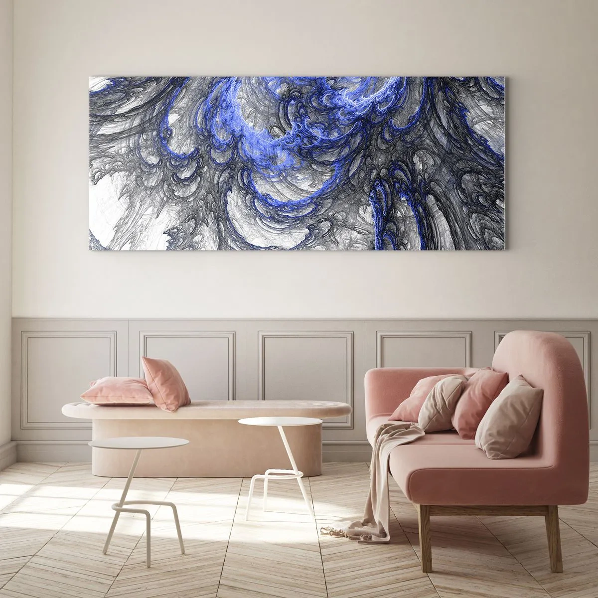 Obraz na szkle - Narodziny fali - 100x40 cm