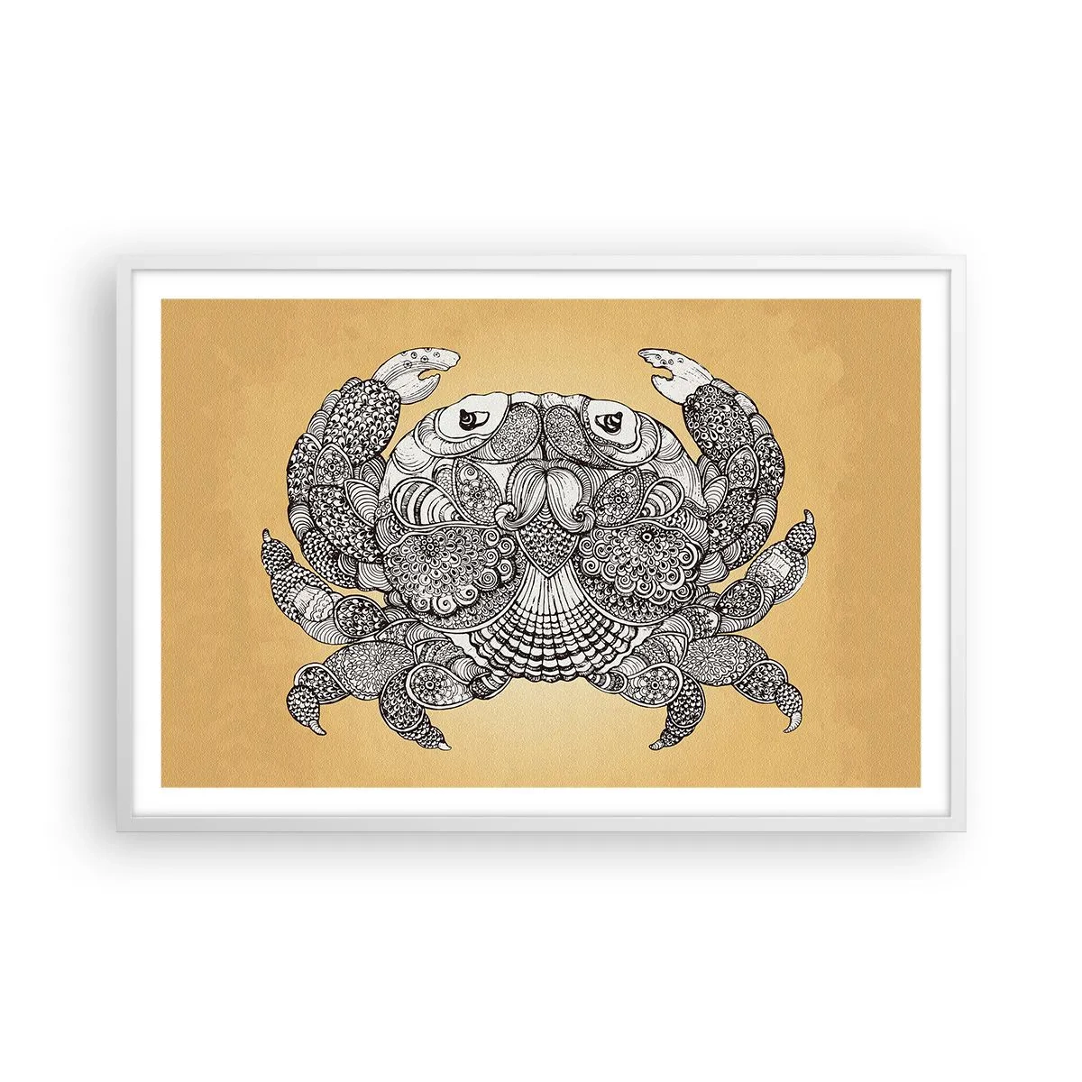 Plakat w białej ramie - Opowieści Pana Kraba - 91x61 cm