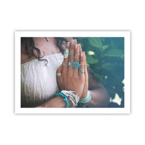 Plakat - Witaj w centrum bytu - 70x50 cm