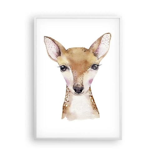 Plakat w białej ramie - Natura niewinności - 70x100 cm