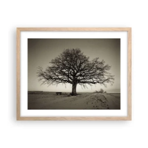 Plakat w ramie jasny dąb - Stąd do wieczności - 50x40 cm