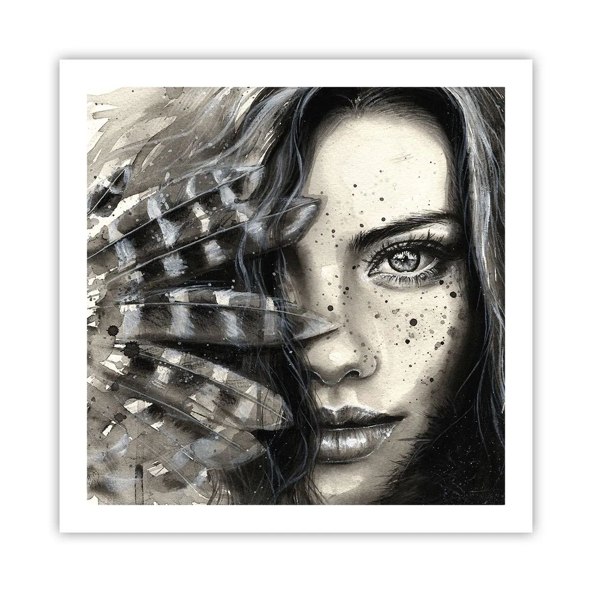 Plakat - Dzika piękność - 60x60 cm