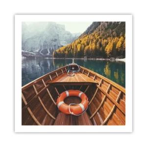 Plakat - Górska wycieczka - 60x60 cm
