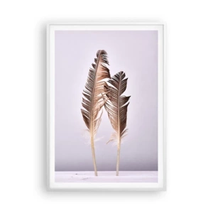 Plakat w białej ramie - Przeciw nicości - 70x100 cm