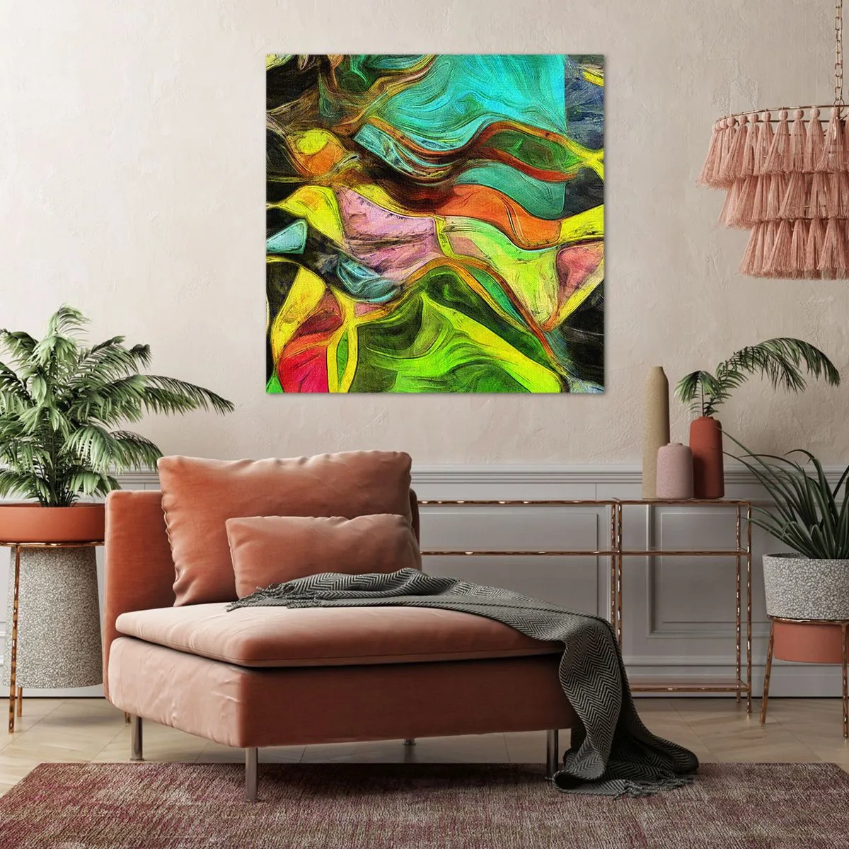 Obraz na płótnie - Ruch to życie - 50x50 cm