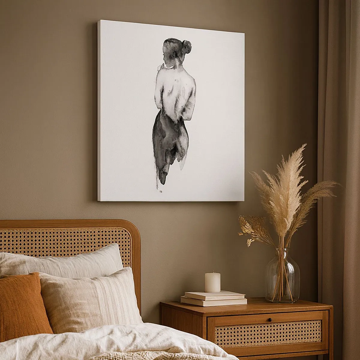 Obraz na płótnie - Przy niej świat znika - 30x30 cm