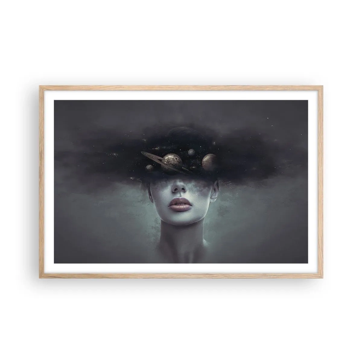 Plakat w ramie jasny dąb - A planety szaleją… - 91x61 cm