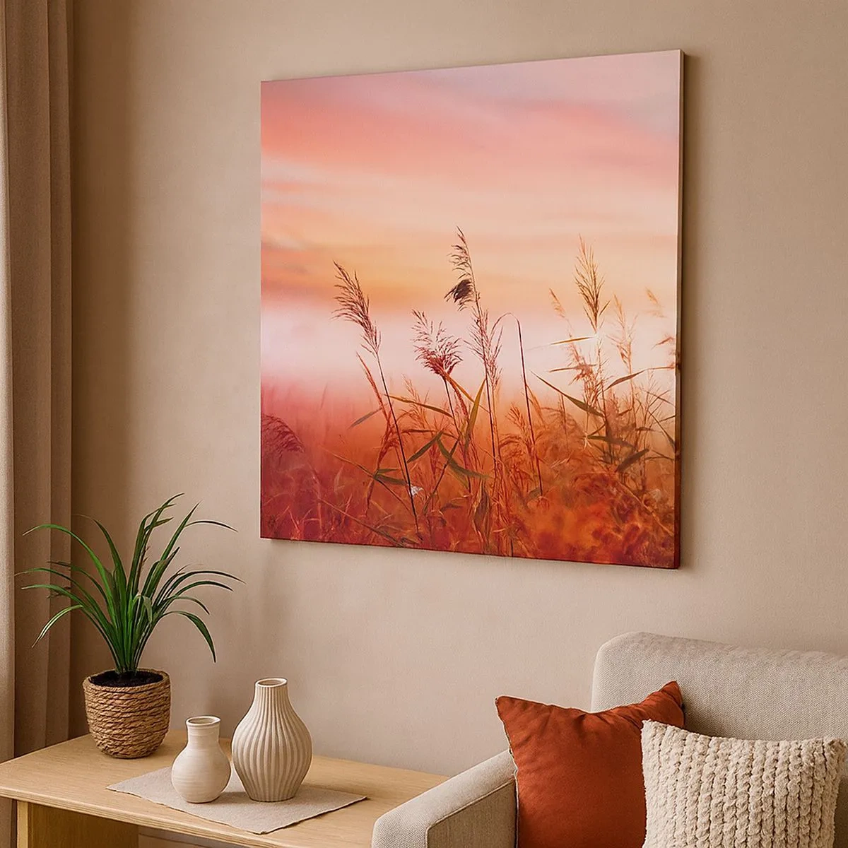 Obraz na płótnie - Latawce, dmuchawce, wiatr - 30x30 cm