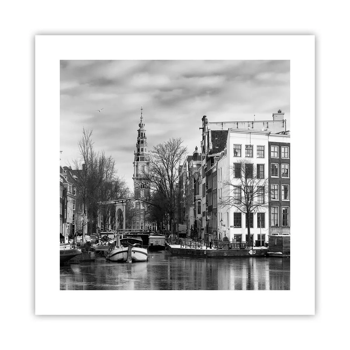 Plakat - Amsterdamskie klimaty - 40x40 cm