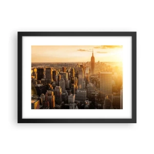 Plakat w czarnej ramie - Rosnąc w słońcu - 40x30 cm