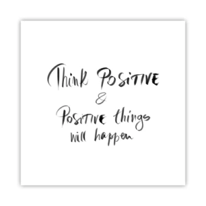 Plakat - Jak żyć? - 30x30 cm