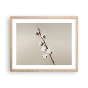 Plakat w ramie jasny dąb - U źródła miękkości - 50x40 cm