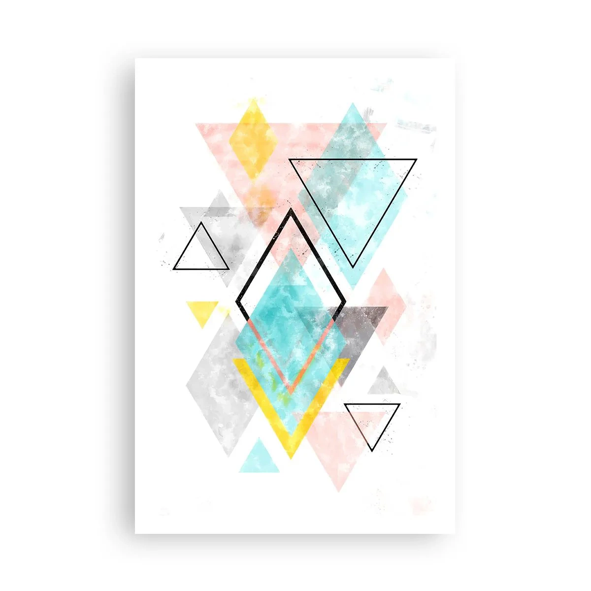 Plakat - Igraszka geometryczna - 61x91 cm