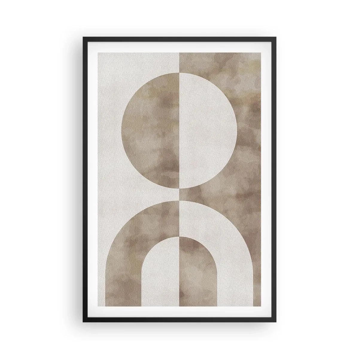 Plakat w czarnej ramie - Podobieństwa i różnice - 61x91 cm