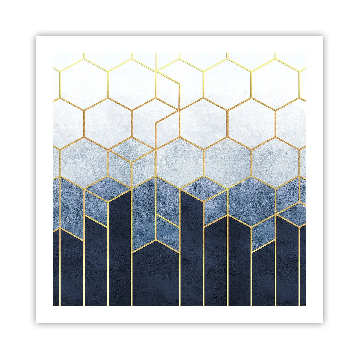 Plakat - Kompozycja w synkopowym rytmie - 60x60 cm