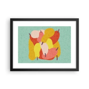 Plakat w czarnej ramie - Spróbuj letniego słońca - 40x30 cm