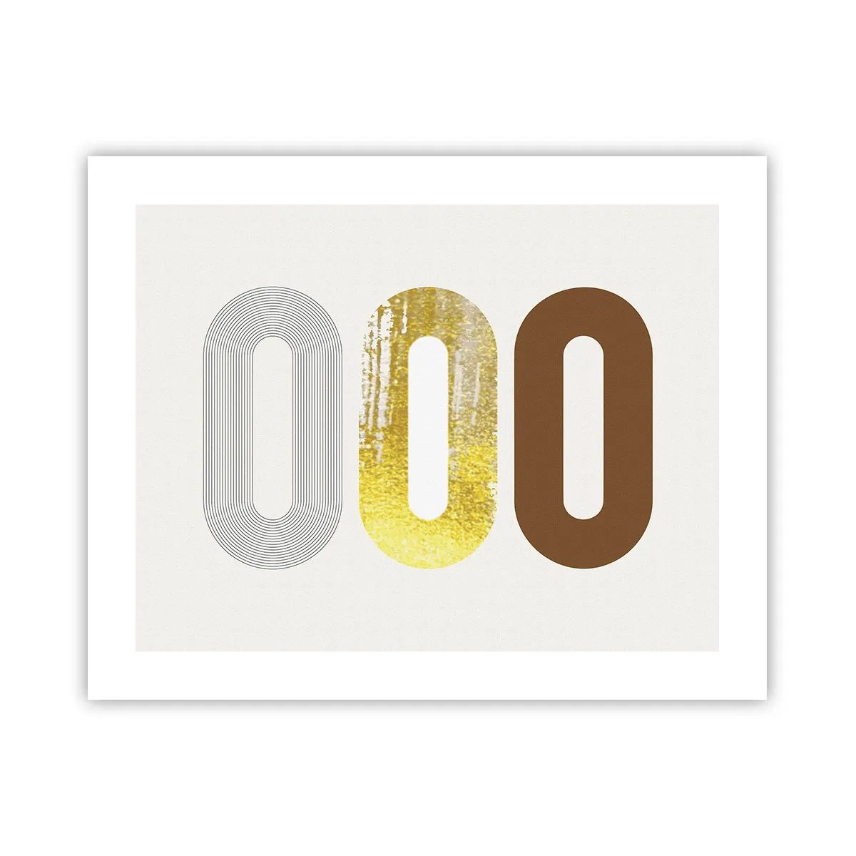 Plakat - Ooo! - 50x40 cm