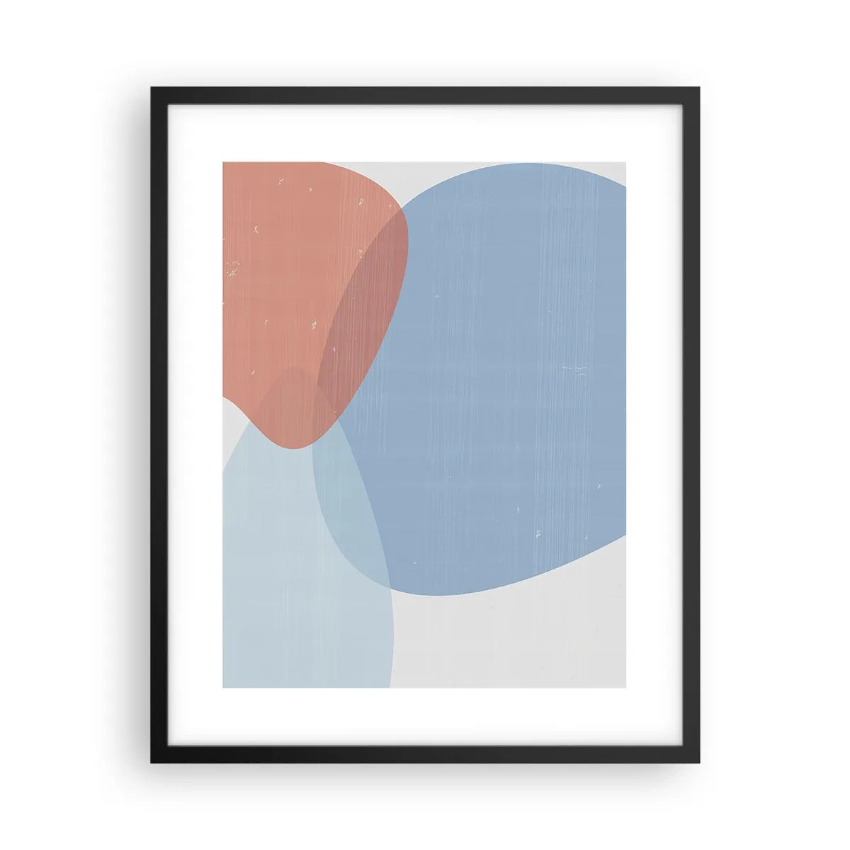 Plakat w czarnej ramie - Pastelowe związki - 40x50 cm