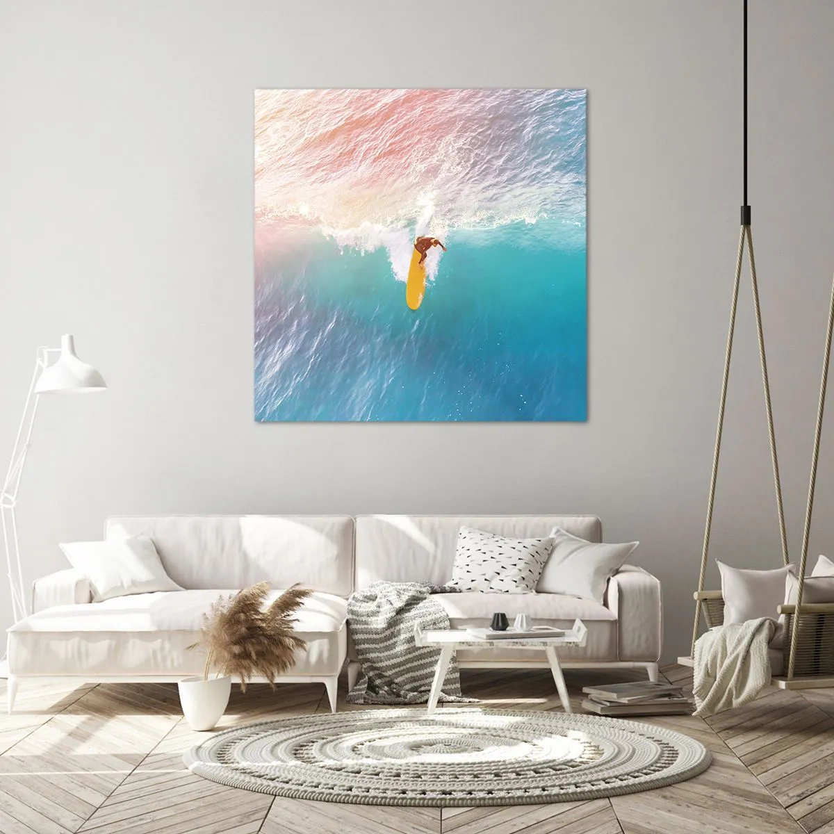 Obraz na płótnie - Oceaniczny jeździec - 30x30 cm