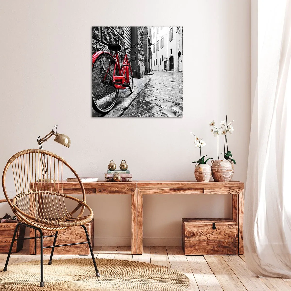 Obraz na płótnie - Prawdziwe piękno się nie starzeje - 30x30 cm