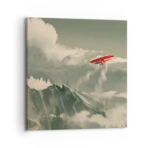 Obraz na płótnie - Nieustraszony pionier - 70x70 cm