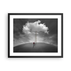 Plakat w czarnej ramie - Wszystko możliwe - 50x40 cm