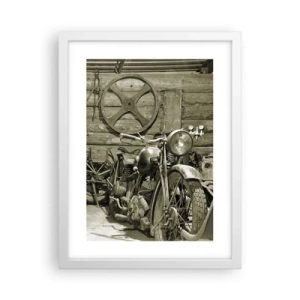 Plakat w białej ramie - W szopie wuja Władka - 30x40 cm