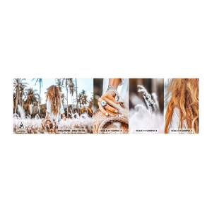 Fototapeta Próbka Standard Eco - Zrodzona z puchu traw - Kobieta, Vintage, Boho - 100x30 cm